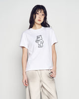 26SS WOMAN ダーティウォッシュドワイドデニムパンツ