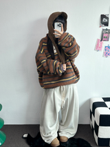 ソフティ💍💎スエードバルーンロングパンツ🩶🤎🖤3カラー