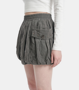 Luna Washed Cargo Balloon Skirt