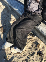 Bridge Roll-Up Raw Wide Pants (2c)