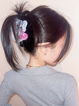 Angel cat hairpin