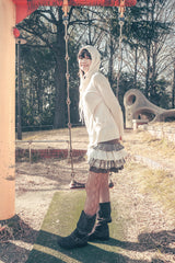 Cancan layered skirt (Brown)
