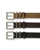LMN ゴート30mmダブルティップレザーベルト (3 colors)