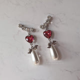 Rosepink Heart Love Wing Piercing
