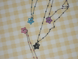 gleaming tiny star necklace [purple]