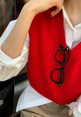 [Lè made/7,000 Sold] ルメイド ベーシック Vネック ベスト