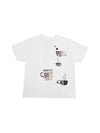 ティーカップクロシェットTシャツ/ ホワイト