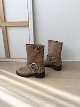Biker half boots