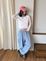 べりテッドスウェットパンツ