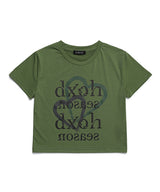 ツーハートシーズンロゴクロップTシャツ
