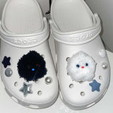 [made]fluffy monster shoes charm set 