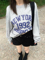 New York 1992 Brooklyn oversized sweatshirt (3c)
