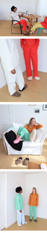 Leopard room shoes