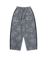 FLOWER TRACK PANTS (CHARCOAL) F26QD157