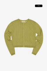 Connie see-through round cardigan