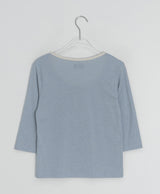 Lana U-neck Star Henley Neck Three Quarter Tee