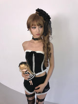 レースショーツ (Black)