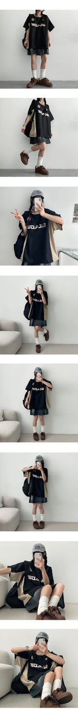 レッドコーンカラードバラク半袖Tシャツ