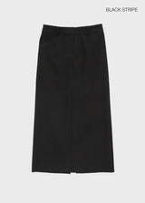 [MADE] Hiku Semi Low-Waist Maxi Long Skirt