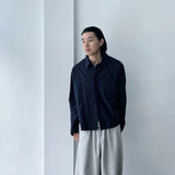 Dark Grid Relaxed Shirt