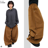 リアルワイドダブルニーポケットパンツ