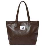 RIENNE SIDE ZIPPER LEATHER SHOULDER BAG UNISEX (2COLOR)