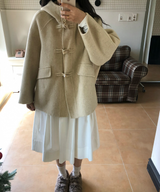ダッフルハーフレングスハンドメイドコートジャケット