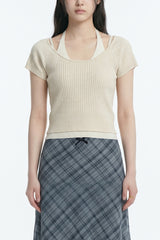 Reni Halter Knit Top