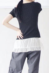 Belly Dot Layered Cardigan