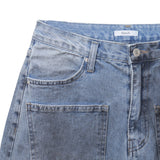 Front pocket washing denim (2color)
