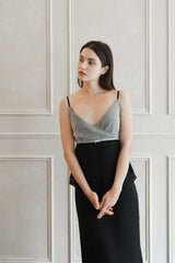  Lisha wrap sleeveless (black)
