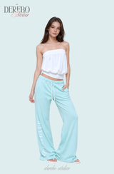 ラウンジ レタリング ミント ロング パンツ(PANTS)