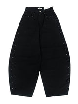 スタッドバルーンワイドパンツ (2color)