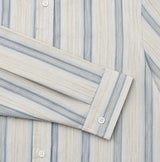 Senel Striped Over Fit Long Sleeve Shirt