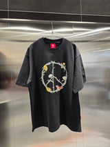 VENTIQUE ピースグラフィックTシャツ 2color