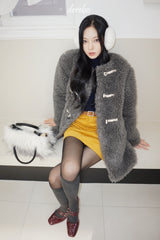 Toggle tteokbokki half-fur coat