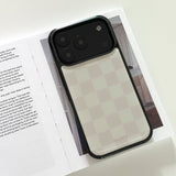 SUN CASE GRAPHIC CHECKER BOARD BEIGI