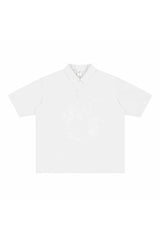 Dropped Shoulder Polo Shirt