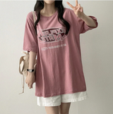 Ix ピグメントボクシーフィット半袖Tシャツ