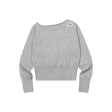 BEON ONE SHOULDER KNIT (2COLOR)