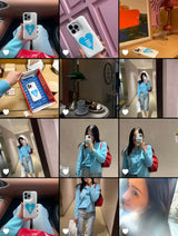 Blue Heart Cushion Case / TREEFORFIVE345