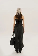 Darling corset top - black