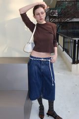 PREPPY 3/4 DENIM_BLUE