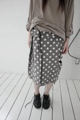 tied dot skirt (2c)
