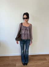 fairy ruffle blouse