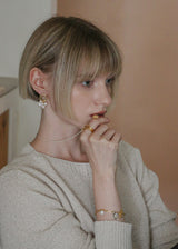 silver925 bubble earring SV