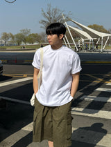 Ponte layered short sleeve t-shirt