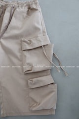 [UNISEX] Bermuda Cargo Wide Pants