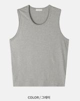 Urban Slit Layered Cotton Sleeveless Nashi
