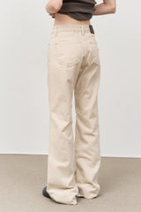 (W) ショップベーシックブーツカットパンツ (2color)